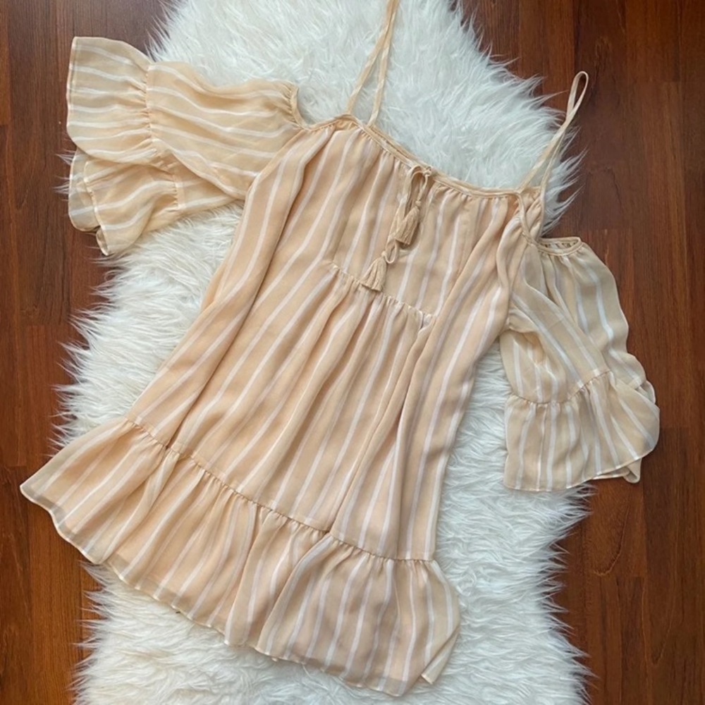 Tularosa cold shoulder dress